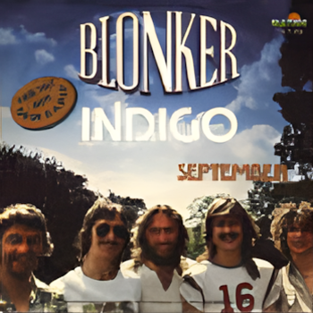 FRühes Single Plattencover von der Gruppe Blonker.